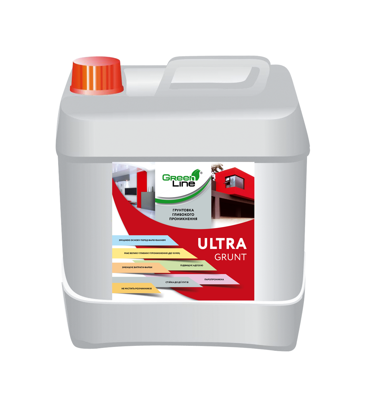 Грунтовка глибокопроникна GREEN LINE ULTRA 5л (PPUA26361)